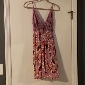 Xhilaration Spaghetti Strap Floral dress